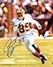 Santana Moss #89 Autographed Washington Redskins Football 8x10 Photo