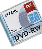 Review TDK TDKDVD-RW14 / TDK Dvd-Rw Vcam 30 Mins (Single)