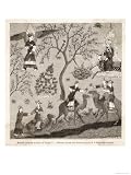 Muhammad is Conducted to Paradise by an Angel and Finds It All That the Koran Promised Giclee Poster Print, 24x32