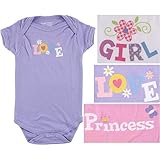 Baby-Says Bodysuit Trio! - Princess (Girl)