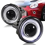 2003 - 2005 Dodge Neon Angel Eyes Halo Projector Fog Lights by HK5