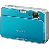 Sony Cybershot DSC-T2 8MP Digital Camera with 3x Optical Zoom (Blue)
