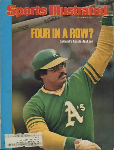 Reggie Jackson 1975 Sports Illustrated Magazine