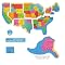 United States Map Bulletin Board Set