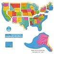 United States Map Bulletin Board Set