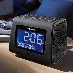 Moshi Voice Control Digital AM and FM Clock Radio - Black (IVR006)