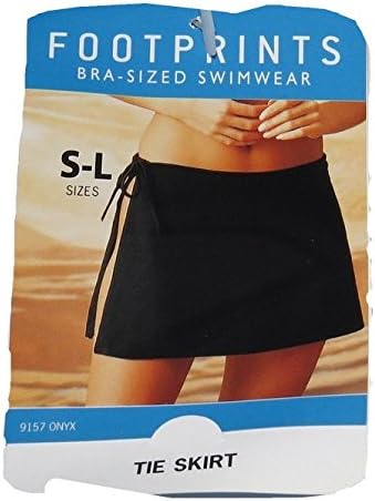 designer: FREYA BY FOOTPRINTS color: BLACK SEXY SIDE TIE BEACH WEAR SKIRT/BOTTOM - ladies/womens (L)