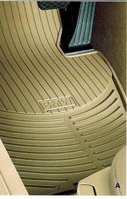 BMW E70 X5 Genuine Front &amp; Rear All Weather Rubber Floor Mat Set, Mats 2007-2013