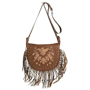 Hip Flap Bag by Lou-ella, Big Sky Collection in Toffee
