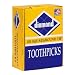 Diamond Square Toothpicks With Round Tips, 250-Count Boxes (Pack of 48)