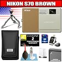 Nikon Coolpix S70 12.1MP Digital Camera with 3.5-inch OLED Touch Screen and 5...
