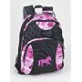Pink Camo Galloping Horse Backpack