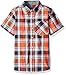 French Toast Boys' Short Sleeve Woven Shirt