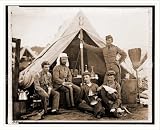 Civil War Photo (M): 7th New York State Militia Camp Cameron D.C.
