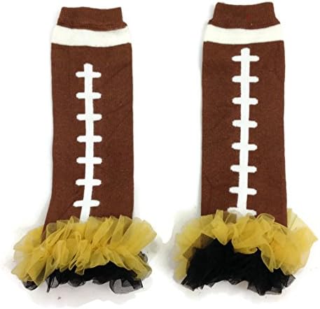 Rush Dance Team Colors Football Touch Down Baby/ Toddler Leg Warmers (One Size, Yellow & Black)