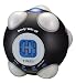 Timex Vibrating Alarm Clock With Wacky Phrases - Black & White