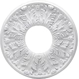 Lamps and Lightings item: Westinghouse 77772 Victorian Medallion Two-Piece Design, 15- 3/4-Inch Width, White