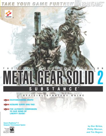 Metal Gear Solid 2: Substance Official Strategy Guide for Playstation 2 (Brady Games.)