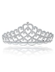 Bling Jewelry Bridal Tiara with Weaved Heart by 