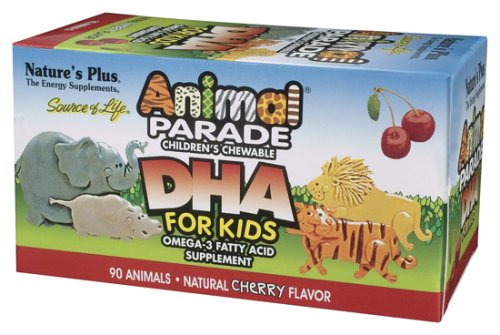 Nature's Plus - Animal Parade Dha For Kids - Cherry, 90 chewable tablets