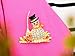 Imixlot Inspired Snowman Broom Enamel Rhineston Brooches Pins