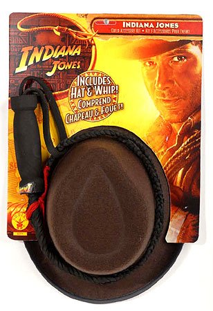 Childrens Toyshop  Toys : Indiana Jones Fancy dress Hat and Whip set