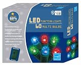 LED Mini Lights- 60ct Multi with Memory Function