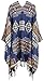 ANDORRA Merino Wool Kimono Wrap Cardigan for Women w/ Tassels,khaki,Navy