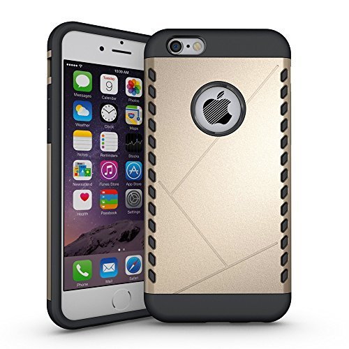 iPhone 6S Plus,iPhone 6 Plus Case,Moment Dextrad [Non-Slip][Shock Absorbent] Dual Layer Armor Defender Corner Cushioned Cover for iPhone 6/6S Plus 5.5 inch *Three Months Warranty*(Luxury Gold)