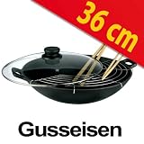 Qualit�tiv hochwertiges Wokset, 6-teilig, 36 cm Durchmesser
