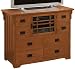 Craftsman Entertainment Bureau 36hx48w Dark Oak