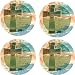 Set of Four Ask And It Will Be Given Occasions Drink Coasters - Style VDE3