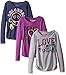 Hanes Girls' Long Sleeve Graphic Tee