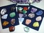 Seven Chakras Crystal Healing Balancing and Meditation Kit Tumbled Stones - Reiki Yoga