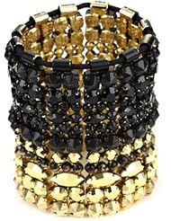 LK Designs "Royal Night" Elastic Midnight Bracelet