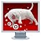 NEC MultiSync GX2 Series 17" Monitor- Silver/ White