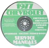 1977 Corvette Shop and Service Manual on CD