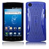 XMatrix Back Cover for Samsung Captivate i897, Blue/Blue