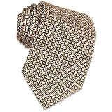 Fendi Printed Silk Tie Black