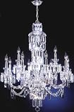 LAMPS BEAUTIFUL Buckingham Twelve Light Crystal Chandelier by James R. Moder--Excellent customer service--see our feedback.