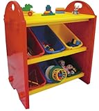 小型ブロック収納ケース レッド