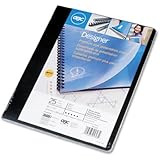 GBC Solids Standard Presentation Covers, Non-Window, Rounded Corners, Black, 25 Pieces Per Box (25703)