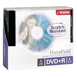 Cheap Imation 4.7GB DVD+R ForceField Discs with Jewel Cases- 5-pk.(17808)