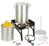 Bayou Classic 9514 34-Quart Steam-Boil-Fry Kit