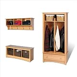 Maple Entryway Organizer