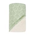 Bumkins Organic Cotton Hooded Towel Set - Sage Print Trim