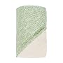 Bumkins Organic Cotton Hooded Towel Set - Sage Print Trim