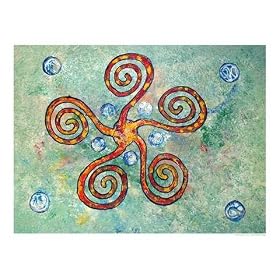 Celtic Fire World Culture Giclee Poster Print by Bernard Rangel, 10x8