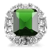 Bague heritage Aubree CZ emeraude