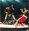 Joe Frazier Signed 16 X 20 Photo (Ali/Frazier I Color Knockdown) - Boxing - Authentic Autographed